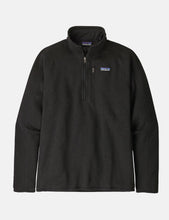 Load image into Gallery viewer, Patagonia Better Sweater 1/4 Zip Fleece - Black