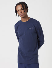 Load image into Gallery viewer, Patagonia P-6 Logo Responsibili-Tee Long Sleeve T-Shirt - Classic Navy