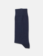 Load image into Gallery viewer, Democratique Solid Socks - Navy Blue