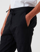 Load image into Gallery viewer, Carhartt-WIP Marshall Jogger Pant (Ripstop) - Black Rinsed