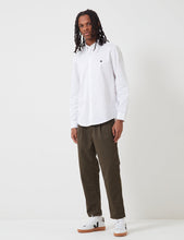 Load image into Gallery viewer, Carhartt-WIP L/S Madison Shirt - White/Dark Navy