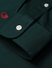 Load image into Gallery viewer, Carhartt-WIP Madison Shirt - Dark Fir Green / Merlot Red