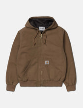 Load image into Gallery viewer, Carhartt-WIP Active Jacket - Hamilton Brown Rinsed