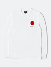 Load image into Gallery viewer, Edwin Japanese Sun Long Sleeve T-Shirt - White