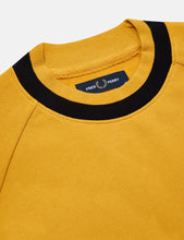 Load image into Gallery viewer, Fred Perry Raglan Sweat Top T-shirt - Gold