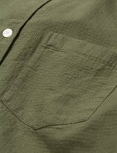 Load image into Gallery viewer, Norse Projects Hans Grandad Ripstop Shirt - Dried Olive Green