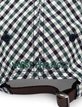 Load image into Gallery viewer, Norse Projects Gingham Sports Cap - Dark Navy Blue