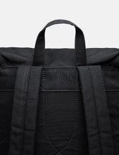 Load image into Gallery viewer, Sandqvist Roald Ground Backpack (Canvas) - Black/Natural Leather