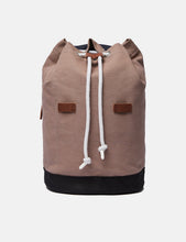 Load image into Gallery viewer, Sandqvist Stig Backpack (Canvas) - Navy Blue/Earth Brown