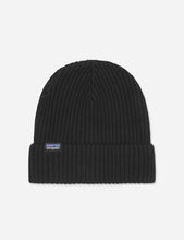 Load image into Gallery viewer, Patagonia Fisherman&#39;s Rolled Beanie Hat - Black
