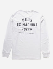 Load image into Gallery viewer, Deus Ex Machina Tokyo Address Long Sleeve T-shirt - White
