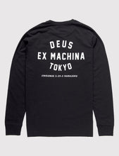 Load image into Gallery viewer, Deus Ex Machina Long Sleeve Tokyo T-shirt - Black
