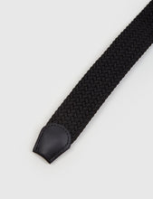 Load image into Gallery viewer, Hone Woven Plait Belt - Black
