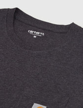 Load image into Gallery viewer, Carhartt-WIP Pocket T-Shirt - Black Heather
