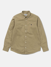 Load image into Gallery viewer, Carhartt-WIP L/S Madison Shirt - Khaki Leather
