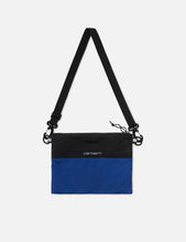 Load image into Gallery viewer, Carhartt-WIP Dexter Strap Bag - Black/Thunder Blue
