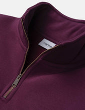Load image into Gallery viewer, Carhartt-WIP Chase Neck Zip Sweat - Merlot Red
