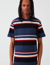 Load image into Gallery viewer, Carhartt-WIP Sunder Stripe T-Shirt - Blue/Blue
