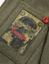 Load image into Gallery viewer, Le Laboureur Wool Work Jacket - Khaki Green
