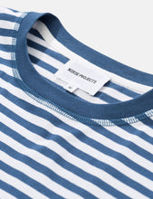 Load image into Gallery viewer, Norse Projects Niels Classic Stripe T-Shirt - Annodized Blue

