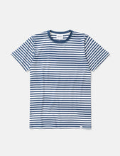 Load image into Gallery viewer, Norse Projects Niels Classic Stripe T-Shirt - Annodized Blue
