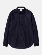 Load image into Gallery viewer, Norse Projects Osvald Corduroy Shirt - Dark Navy Blue
