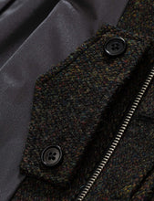 Load image into Gallery viewer, Norse Projects Svalbard Harris Tweed Coat - Black Multi
