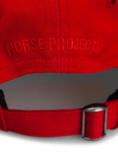 Load image into Gallery viewer, Norse Projects Twill Sports Cap - Askja Red
