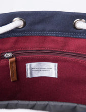Load image into Gallery viewer, Sandqvist Stig Backpack (Canvas) - Blue/Burgundy
