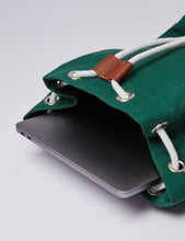 Load image into Gallery viewer, Sandqvist Stig Backpack (Canvas) - Forest Green
